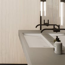 Elba 1160mm Matte White Solid Surface Washplane